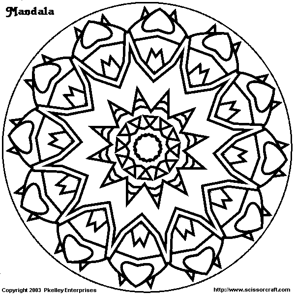 mandala coloring pages as therapy - photo #1